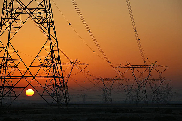 Background image representing electrical cables